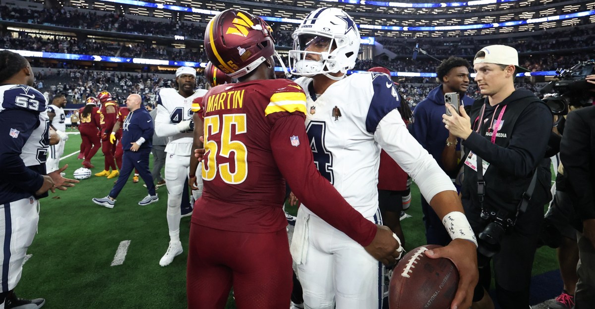 Dallas Cowboys are pretty big favorites over Washington Commanders