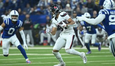 Houston Texans statistics: Jayden Higgins, Jaylin Noel vs. Colts