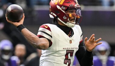 Jayden Daniels injury: Washington Commanders QB out vs. New York Giants