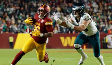 Stats and Snaps - 2025 Week 16, Commanders vs Philadelphia Eagles