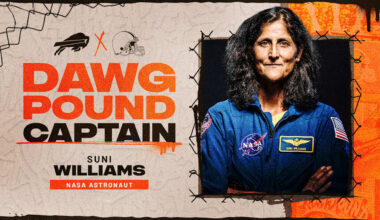 Browns to honor NASA Astronaut Suni Williams as Dawg Pound Captain Dec. 21 versus Buffalo Bills