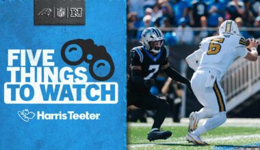 5 things to watch as the Panthers look to even the series with the Saints