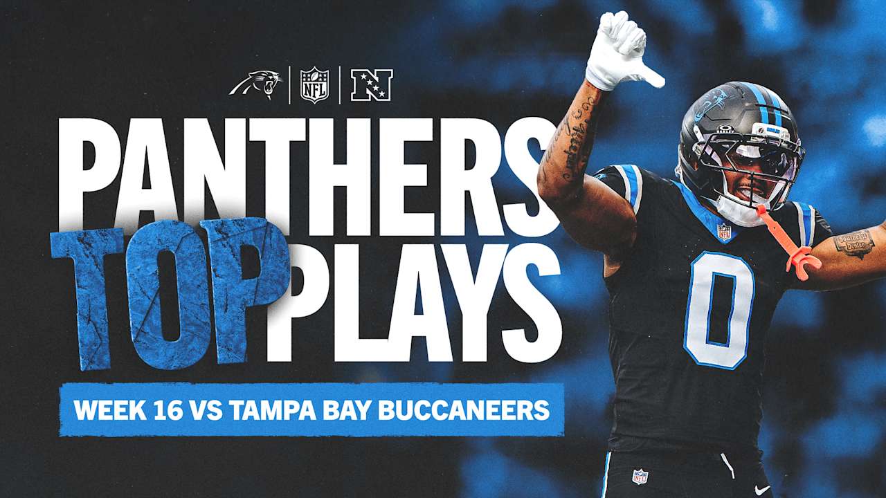 Panthers' top plays vs. Buccaneers Week 16