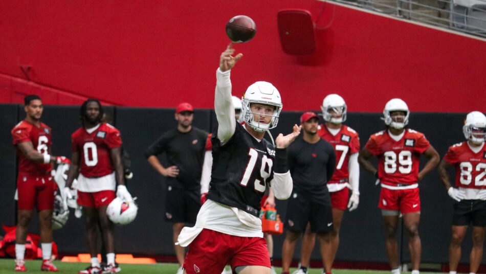 Jeff Driskel at training camp...