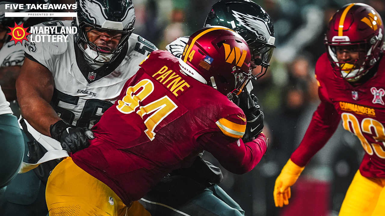 5 takeaways from Commanders vs. Eagles