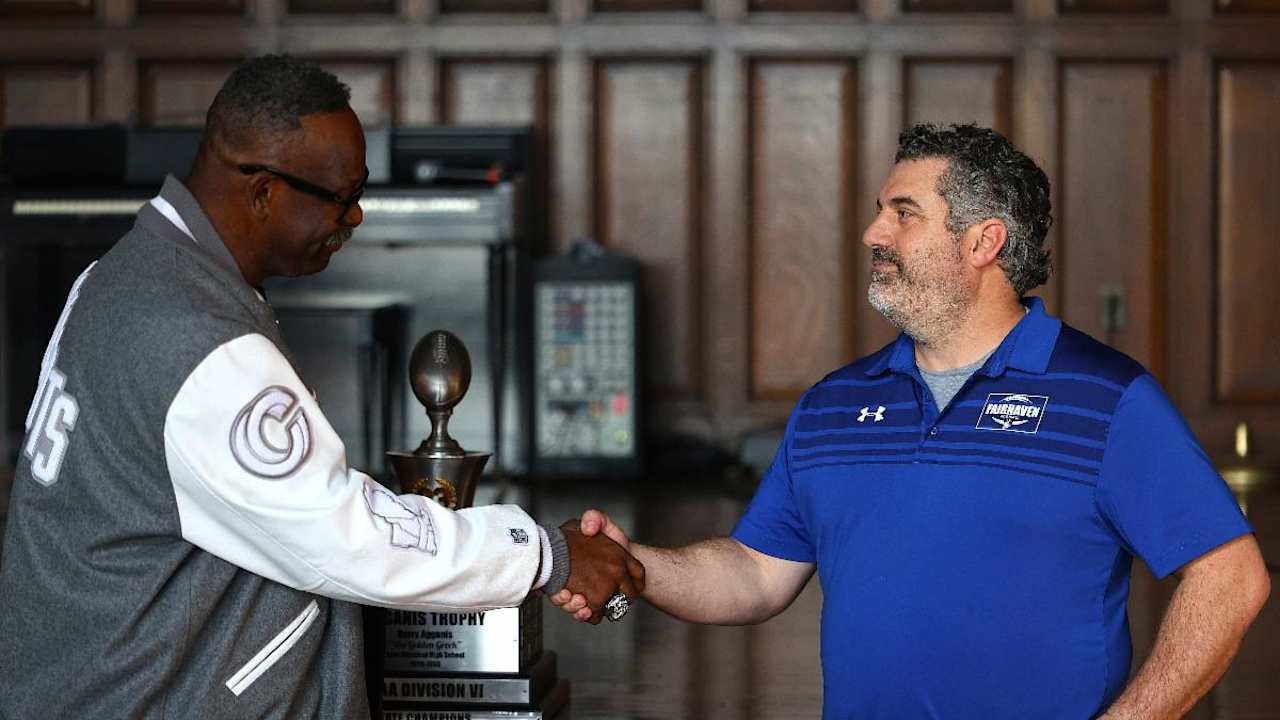 Fairhaven High School's Derek Almeida Named the New England Patriots Coach of the Year