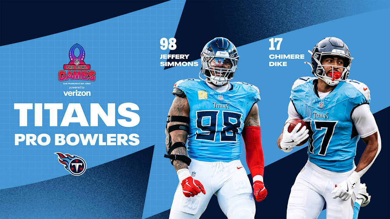 Titans DT Jeffery Simmons, Returner Chimere Dike Named to 2026 Pro Bowl Roster