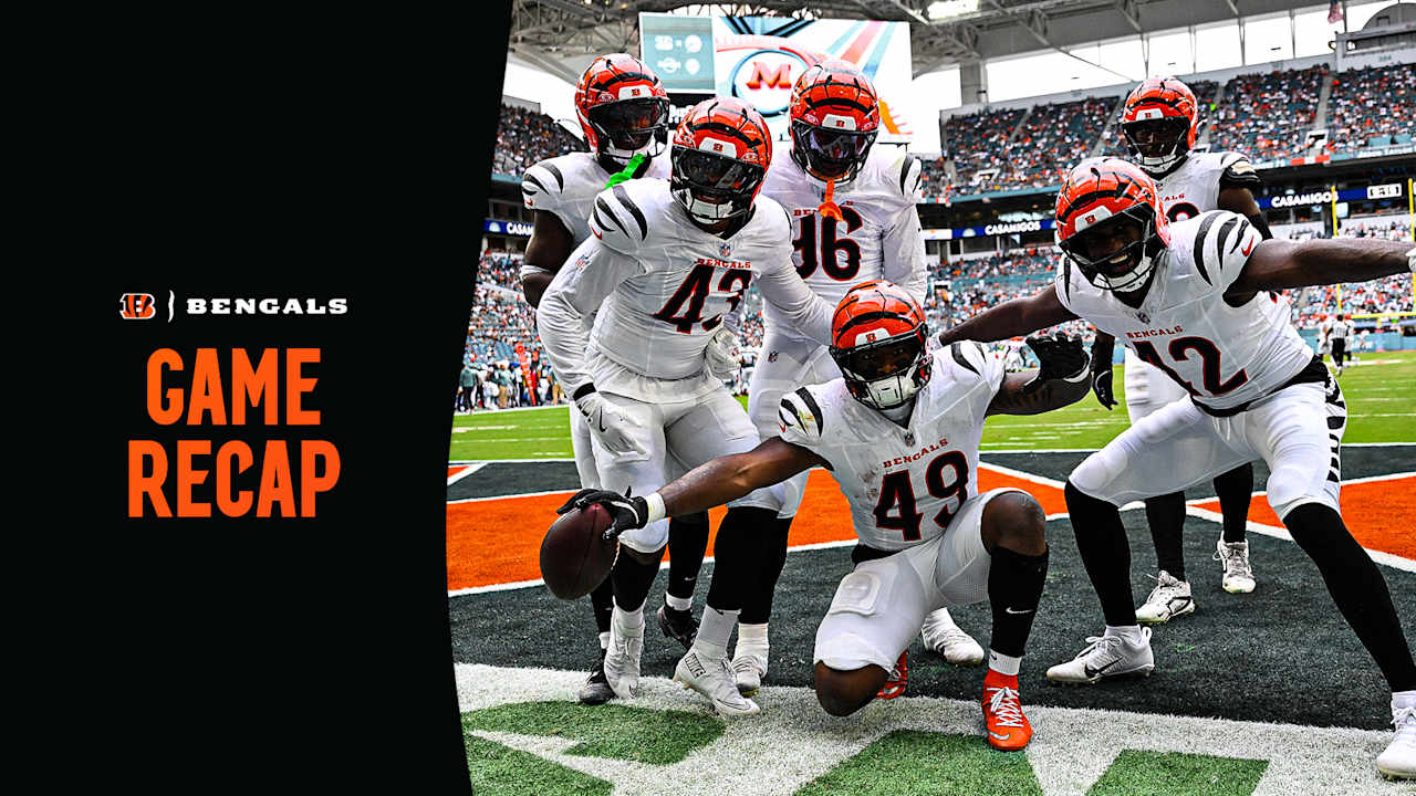 Bengals Dolphins Postgame Recap | Stats, Notes and Quotes