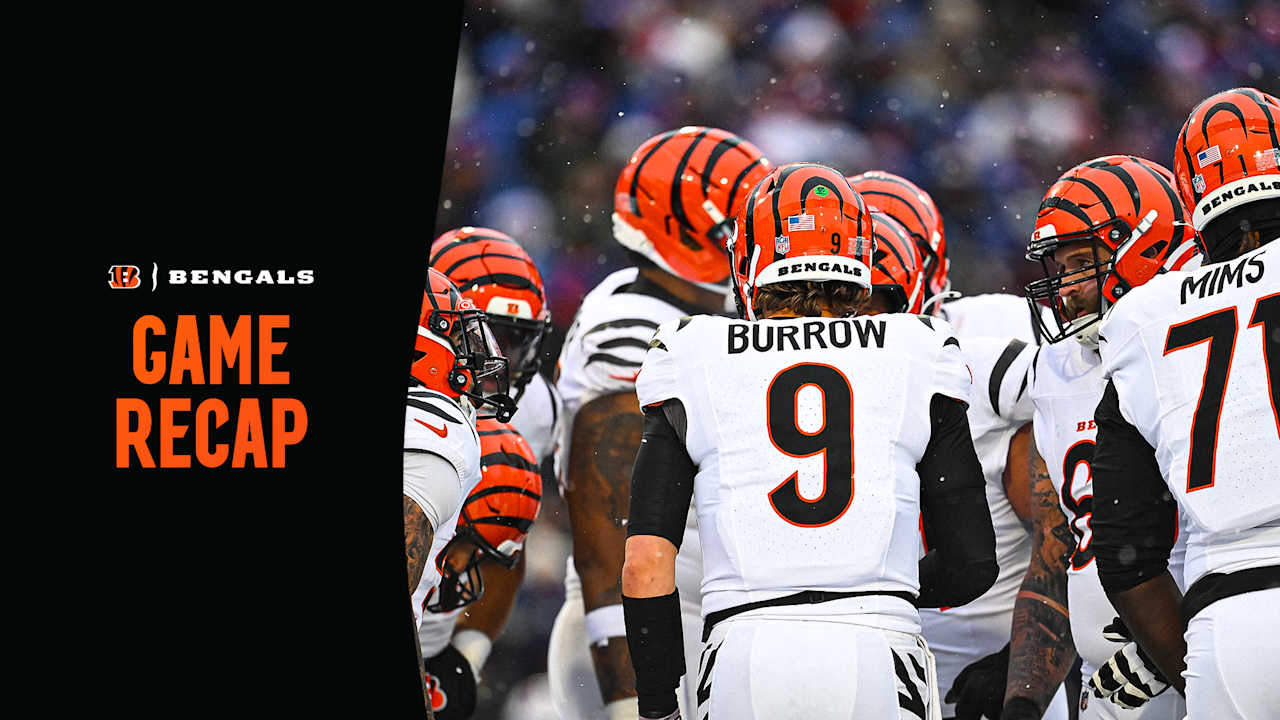 Bengals Bills Postgame Recap | Stats, Notes and Quotes