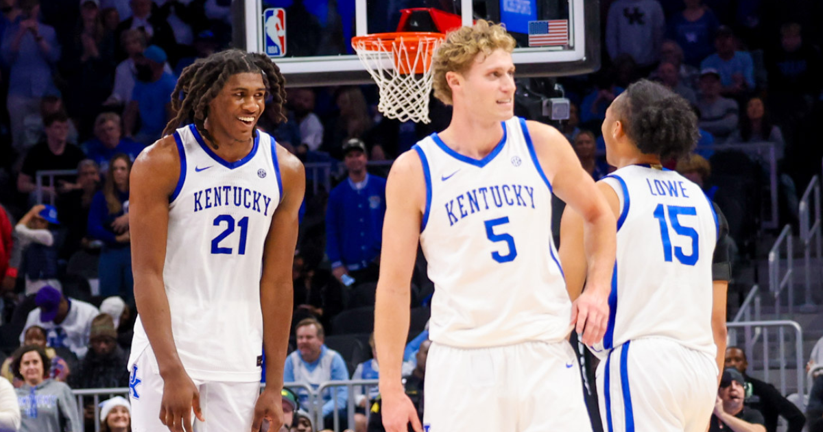Kentucky celebrates win vs. St. John's
