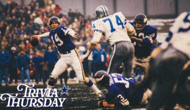 20 questions on Cowboys-Vikings history