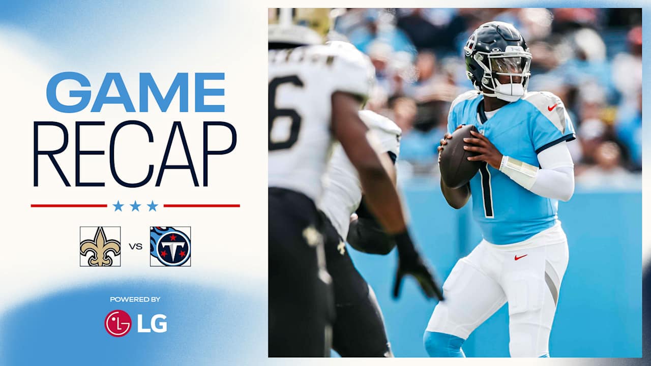 Titans End Calendar Year on a Sour Note, Fall 34-26 to Saints 