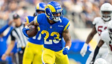 Week 14 NFL anytime touchdown scorer picks, back Kyren Williams to score