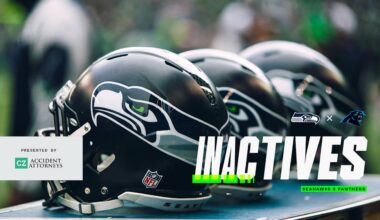 Seahawks vs. Panthers Week 17 Inactives