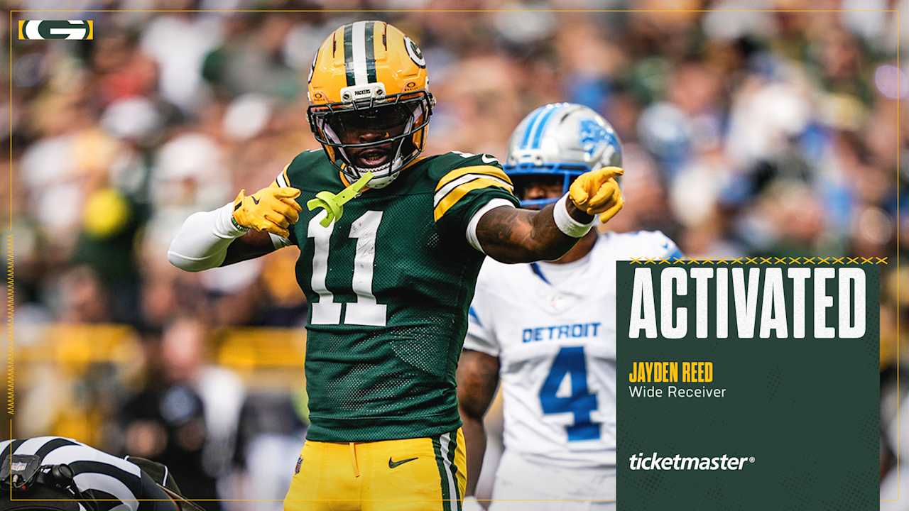Packers activate WR Jayden Reed off injured reserve