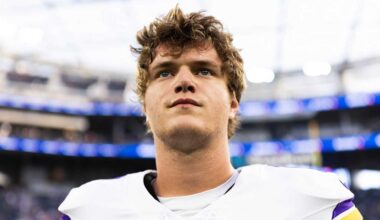 Vikings Lose J.J. McCarthy, Ryan Kelly & Jordan Mason to Injuries at Giants in Week 16