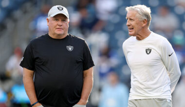 Las Vegas Raiders Chip Kelly Pete Carroll...