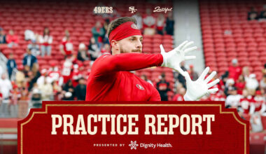 Ricky Pearsall OUT vs. Colts, Nick Martin Placed on IR; Injury Report Ahead of #SFvsIND