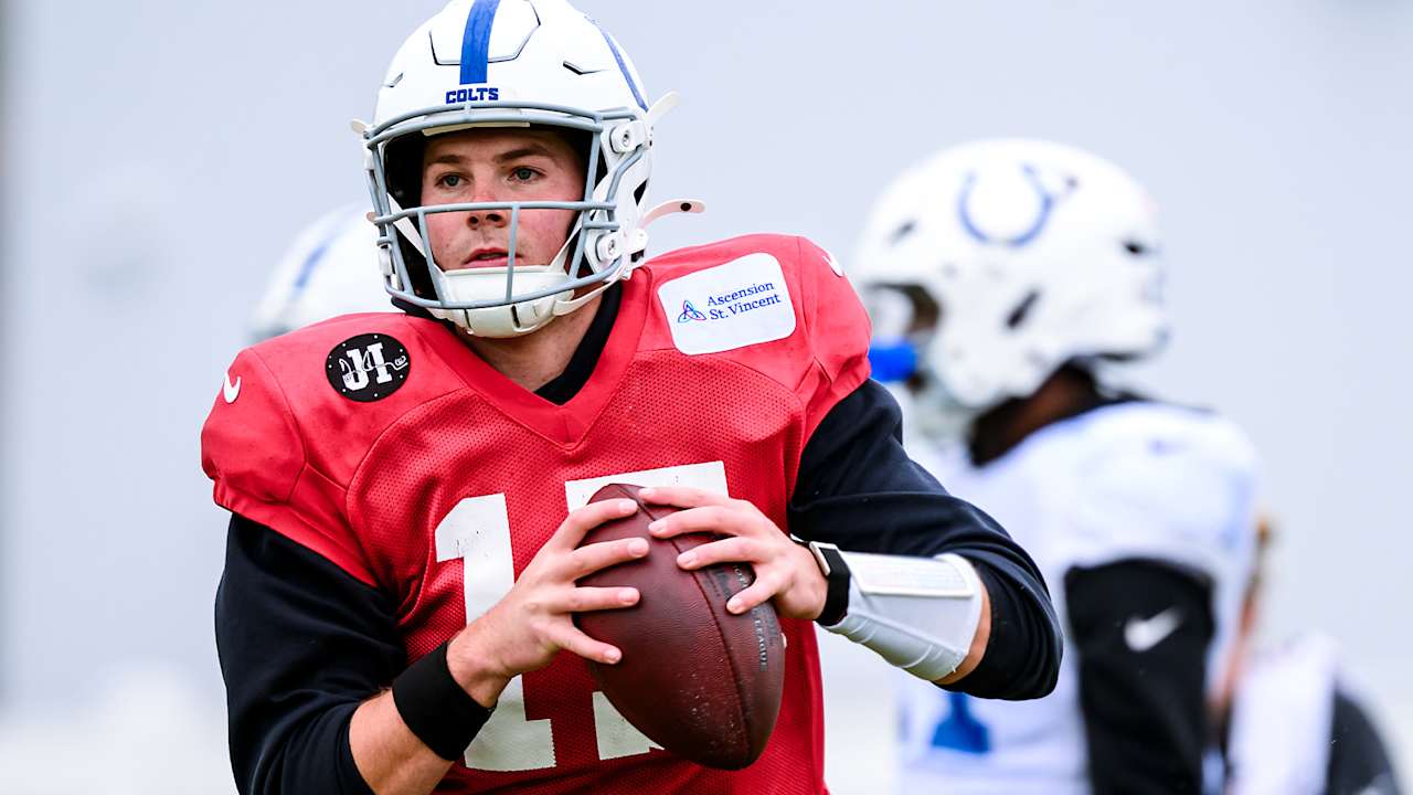 Riley Leonard a full participant in Wednesday’s practice as he continues preparing to play on Sunday 