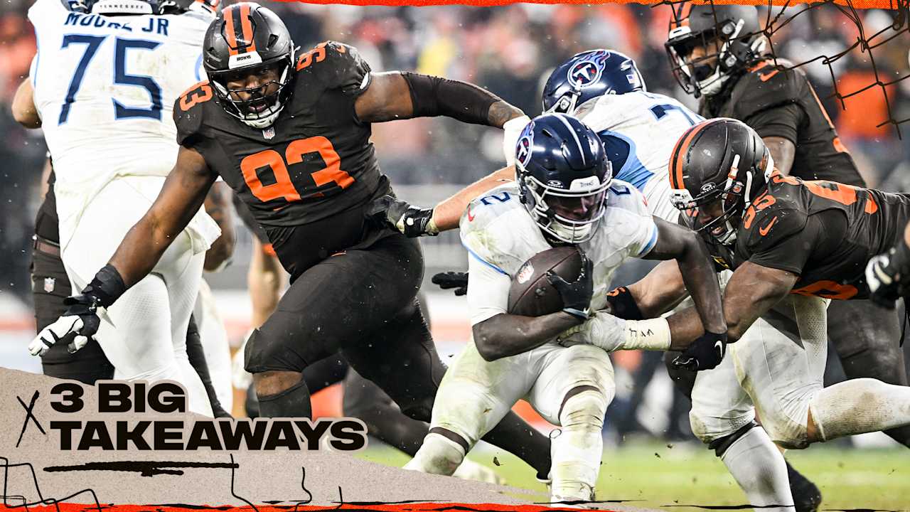Browns’ run defense falls short in loss to the Titans