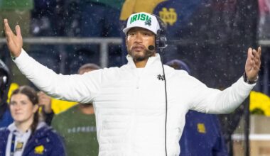 CFP Rankings: Marcus Freeman 'confused' after Notre Dame falls behind Alabama