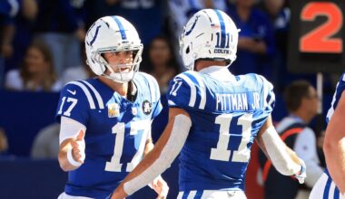 Colts' Michael Pittman Jr goes to bat for Daniel Jones coming back in 2026