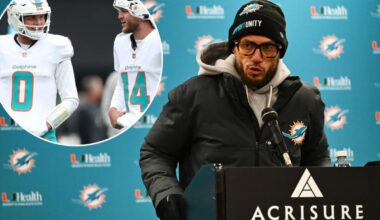 Dolphins could bench Tua Tagovailoa: 'Everything on the table'