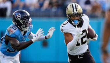 Halftime Update: Tennessee Titans 20, New Orleans Saints 10