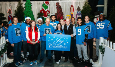 David and Nicole Tepper, Coca-Cola Consolidated, plus a host of Panthers players and volunteers, host 7th Annual "Joy to the Carolinas"