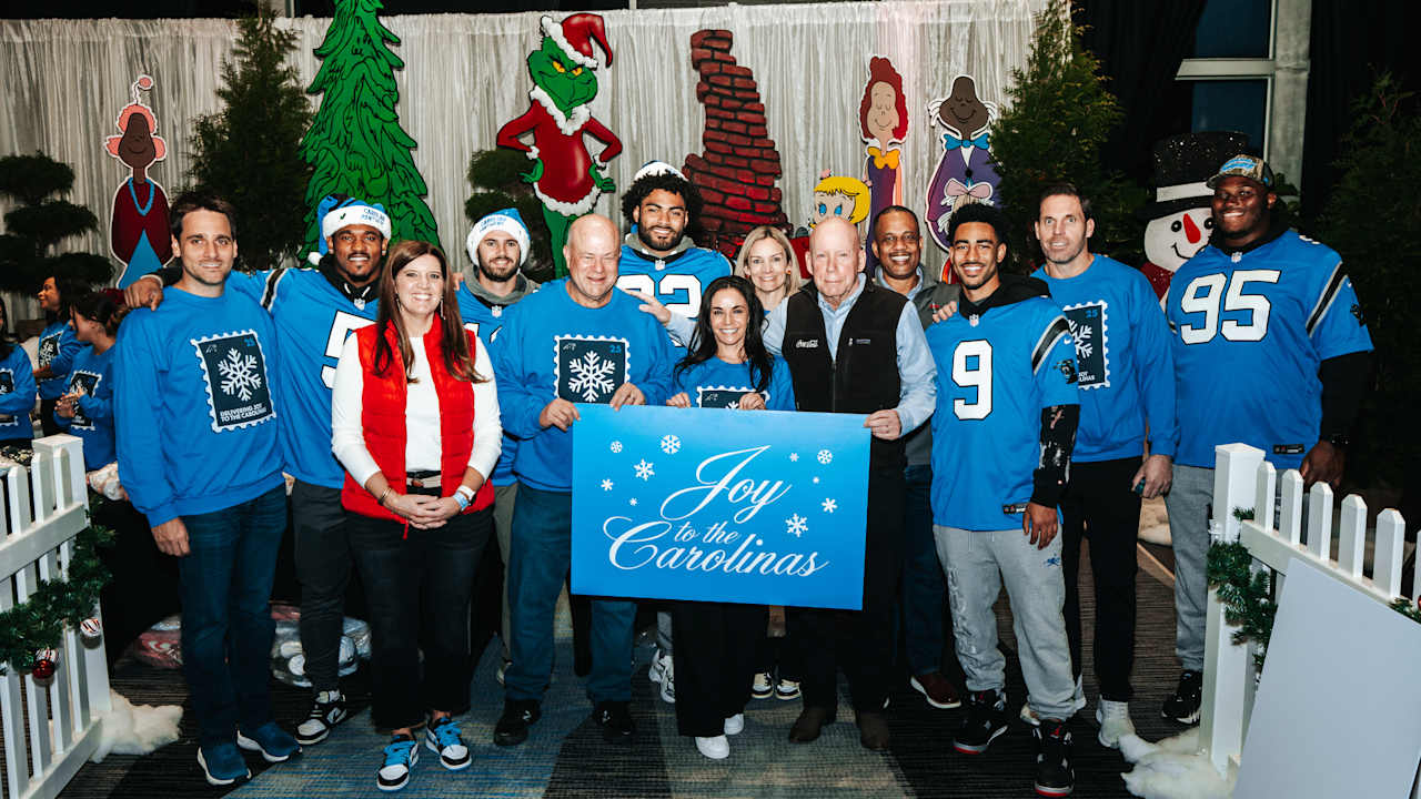 David and Nicole Tepper, Coca-Cola Consolidated, plus a host of Panthers players and volunteers, host 7th Annual "Joy to the Carolinas"