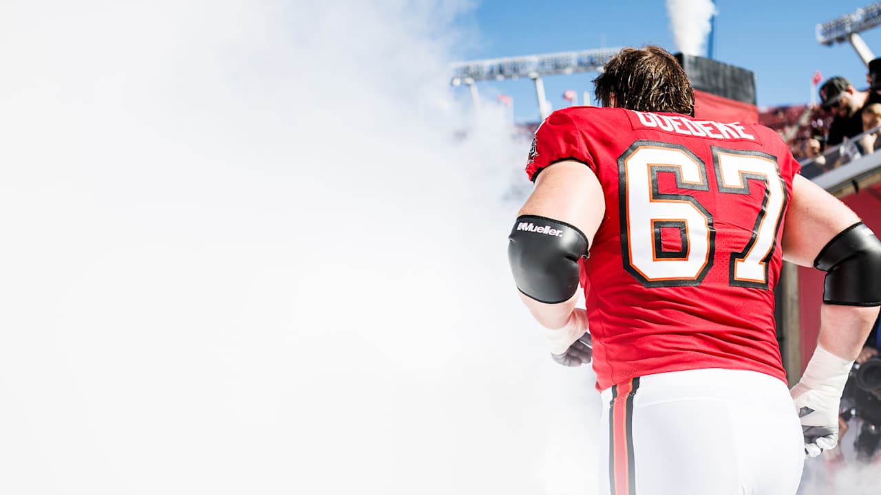 RT Luke Goedeke Discusses Being Battle-Tested, Dubs Baker Mayfield "Heartbeat of the Offense"