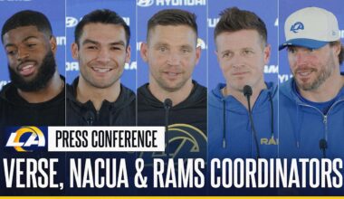 Puka Nacua, Jared Verse & Rams Coordinators preview Sunday's Week 15 matchup against an explosive Detroit Lions team