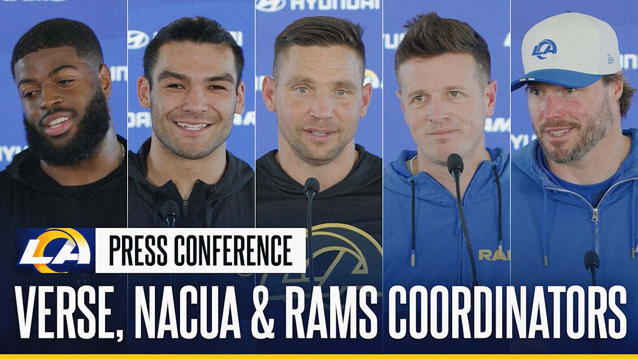 Puka Nacua, Jared Verse & Rams Coordinators preview Sunday's Week 15 matchup against an explosive Detroit Lions team
