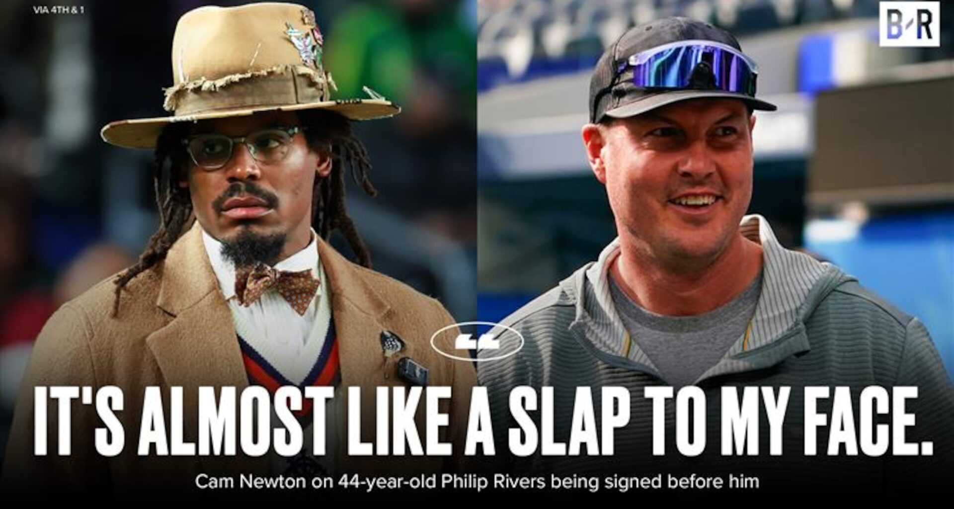 Cam Newton Says Philip Rivers' Colts Contract Was 'Almost Like A Slap To My Face'