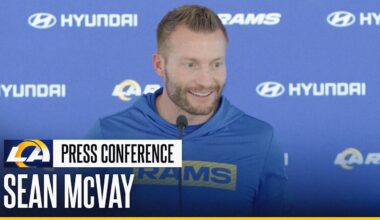Los Angeles Rams head coach Sean McVay Press Conference