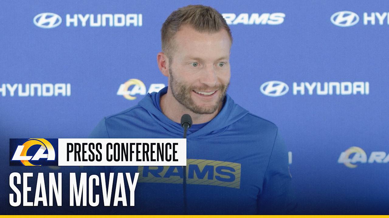 Los Angeles Rams head coach Sean McVay Press Conference
