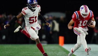 Abdul Carter gives Giants cause for concern with benchings