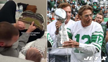 NY Jets fan goes viral for teaching newborn son team's sad history