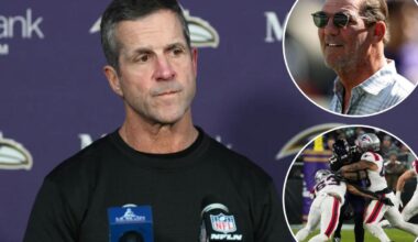John Harbaugh isn't worried about his Ravens job security with season nearly lost