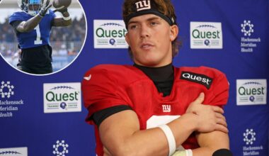 Jaxson Dart's New Year message of hope for beaten-down Giants fans