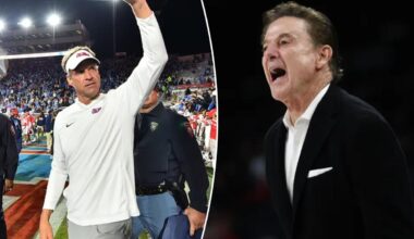 Rick Pitino takes jab at broken college football after Lane Kiffin-LSU drama