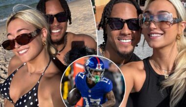 Giants' Wan'Dale Robinson gives inside look at bye week trip with girlfriend