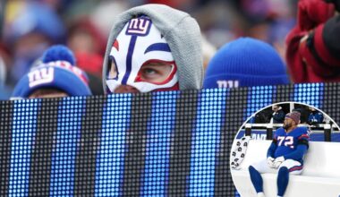 Giants' demise on full display with number of empty seats