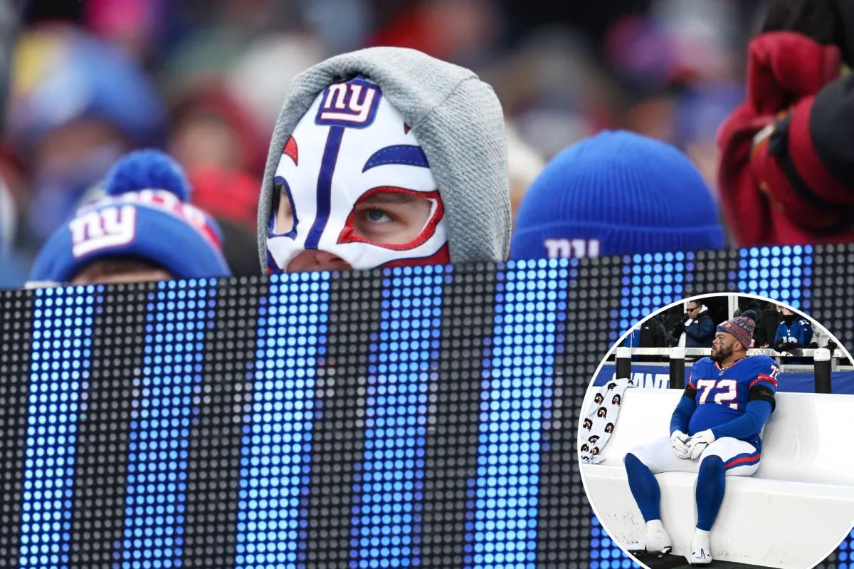 Giants' demise on full display with number of empty seats