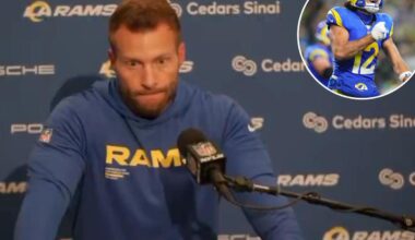 Sean McVay blindsided by Puka Nacua tweet question in tense press conference