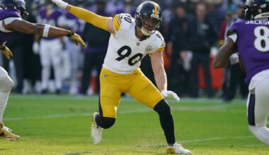 Steelers' T.J. Watt returns to practice for first time since collapsed lung