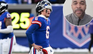 Exclusive | David Tyree wants Giants to sit Jaxson Dart with 'risks' mounting