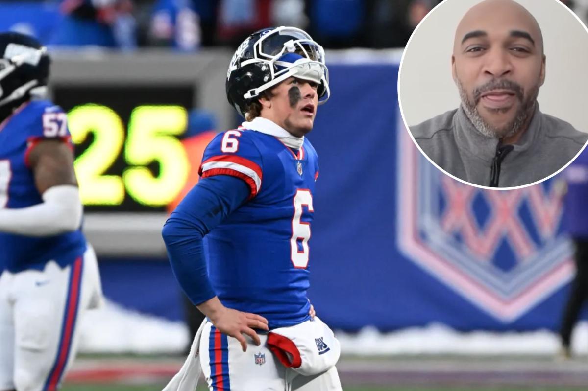 Exclusive | David Tyree wants Giants to sit Jaxson Dart with 'risks' mounting