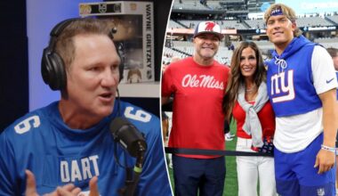 Danny Kanell calls Jaxson Dart's father a 'helicopter dad' following jab back to CBS analyst