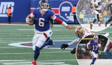 Giants' Jaxson Dart taking cues from best QBs in rookie season